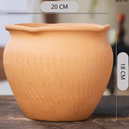 Set de 2 pot de fleur terre cuite diamètre 20