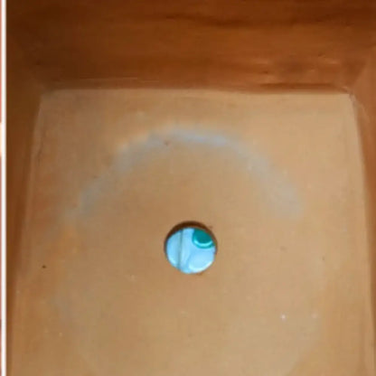 Pot de fleurs carrés en terre cuite design