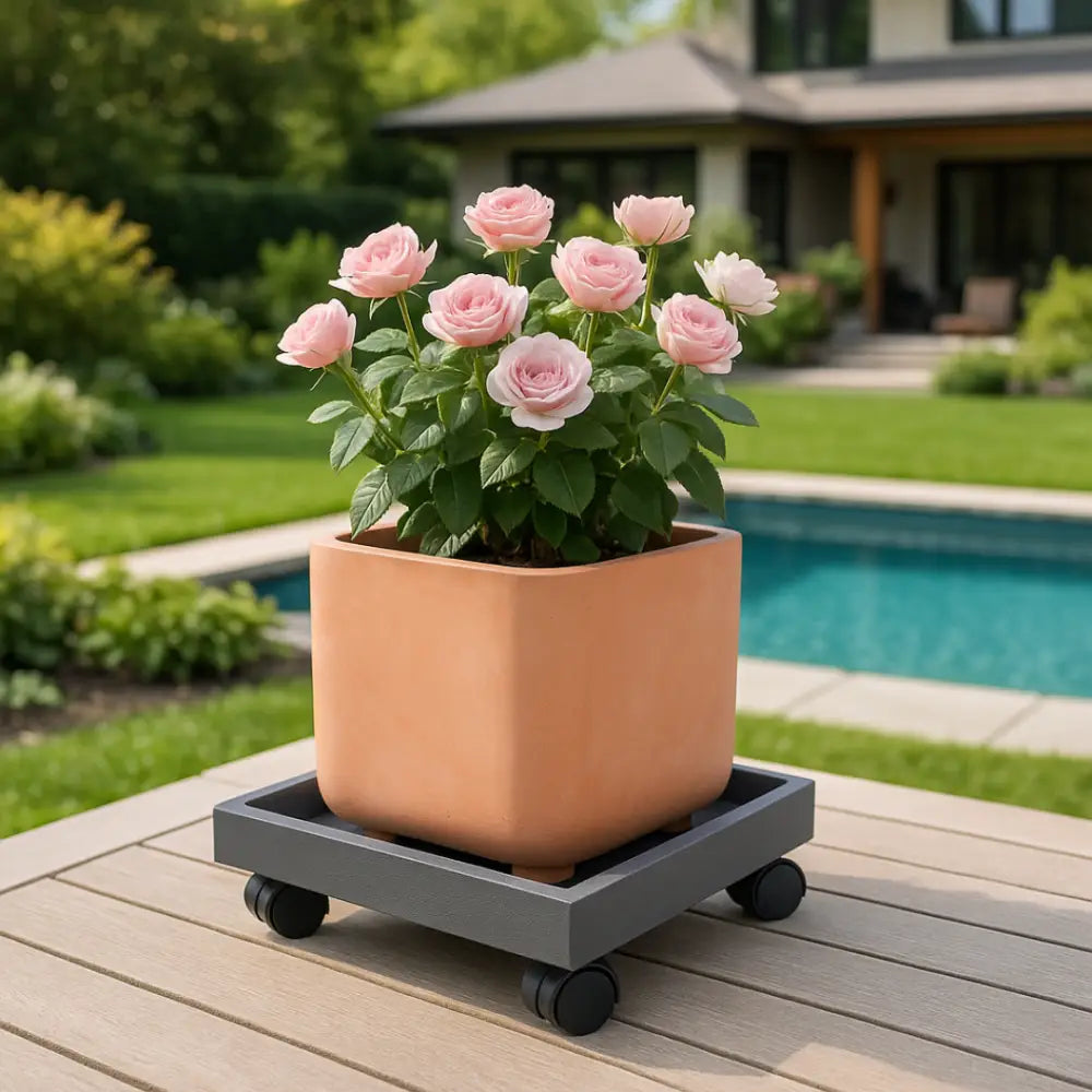 Soucoupe pot de fleur carré 30 cm