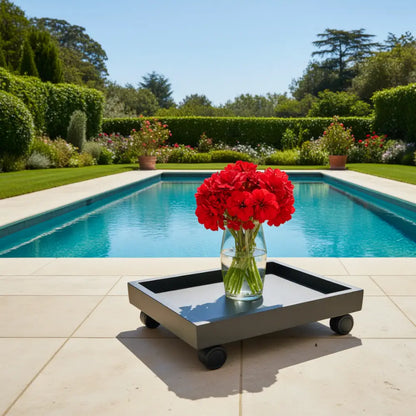 Soucoupe pot de fleur carré 30 cm