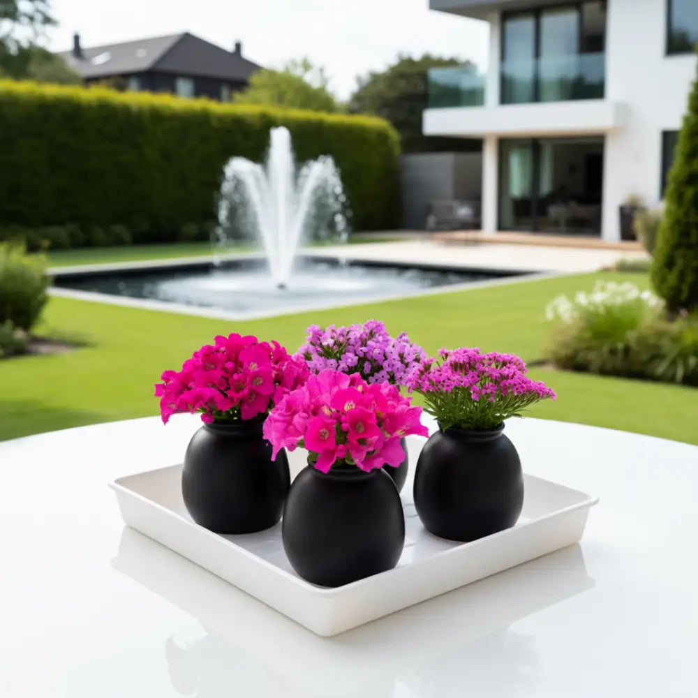 Soucoupe pot de fleur carré 40 cm