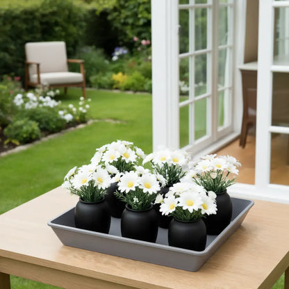 Soucoupe pot de fleur carré 40 cm