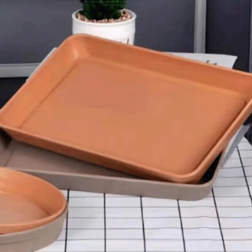 Soucoupe pot de fleur rectangulaire