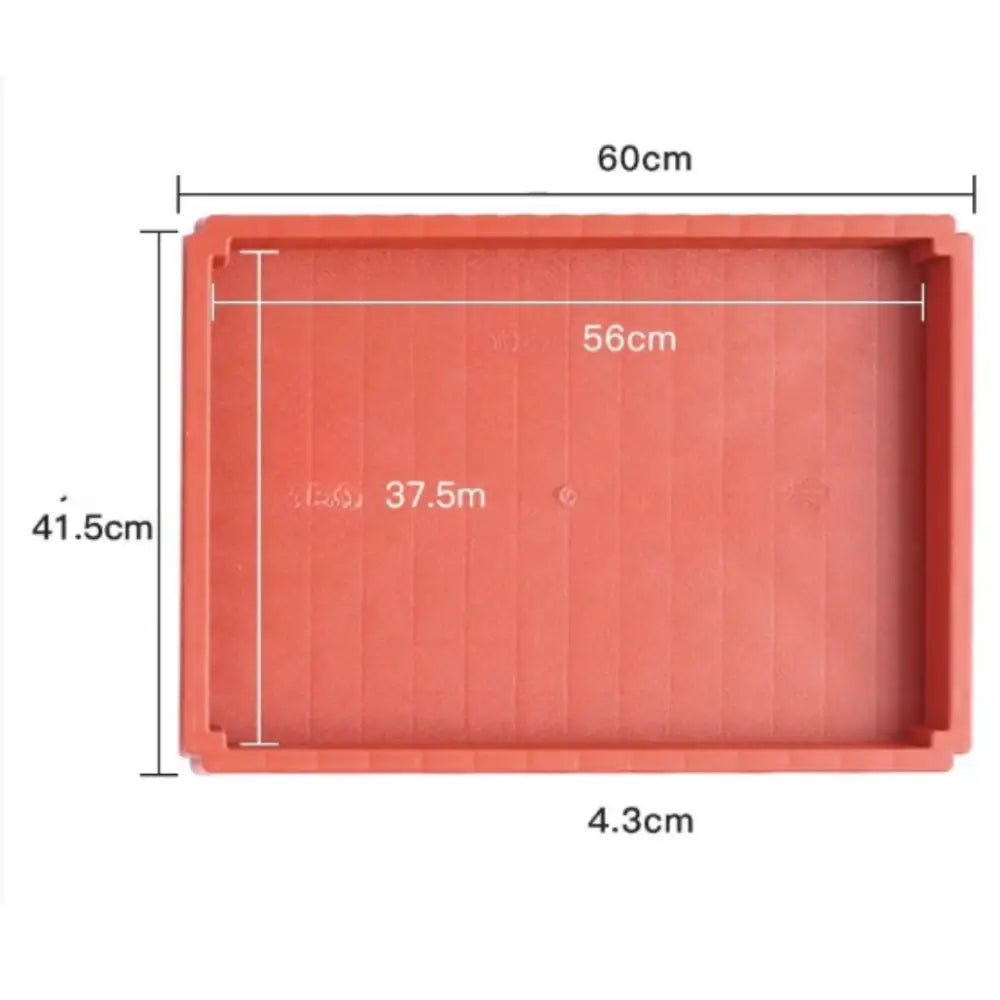 Soucoupe pot de fleur rectangulaire 60 cm