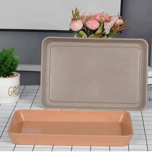 Soucoupe pot de fleur rectangulaire