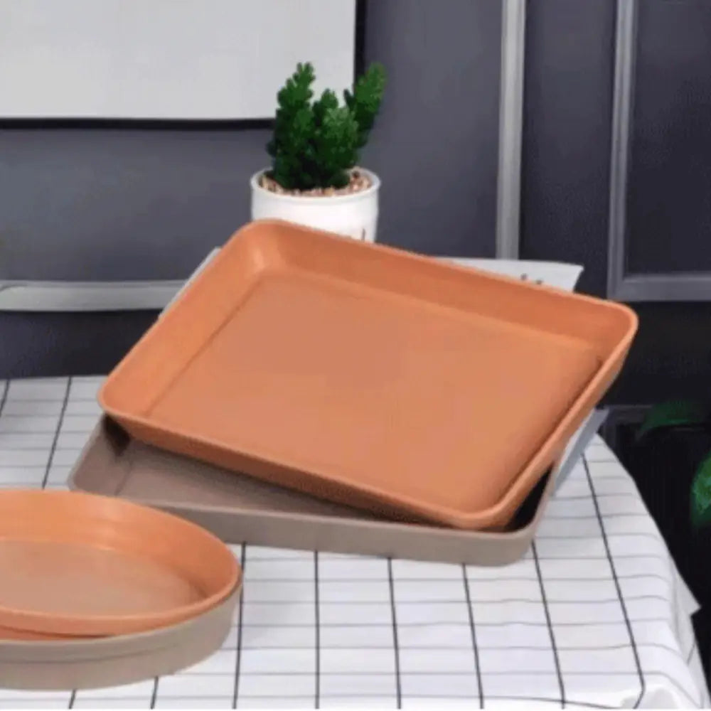 Soucoupe pot de fleur rectangulaire