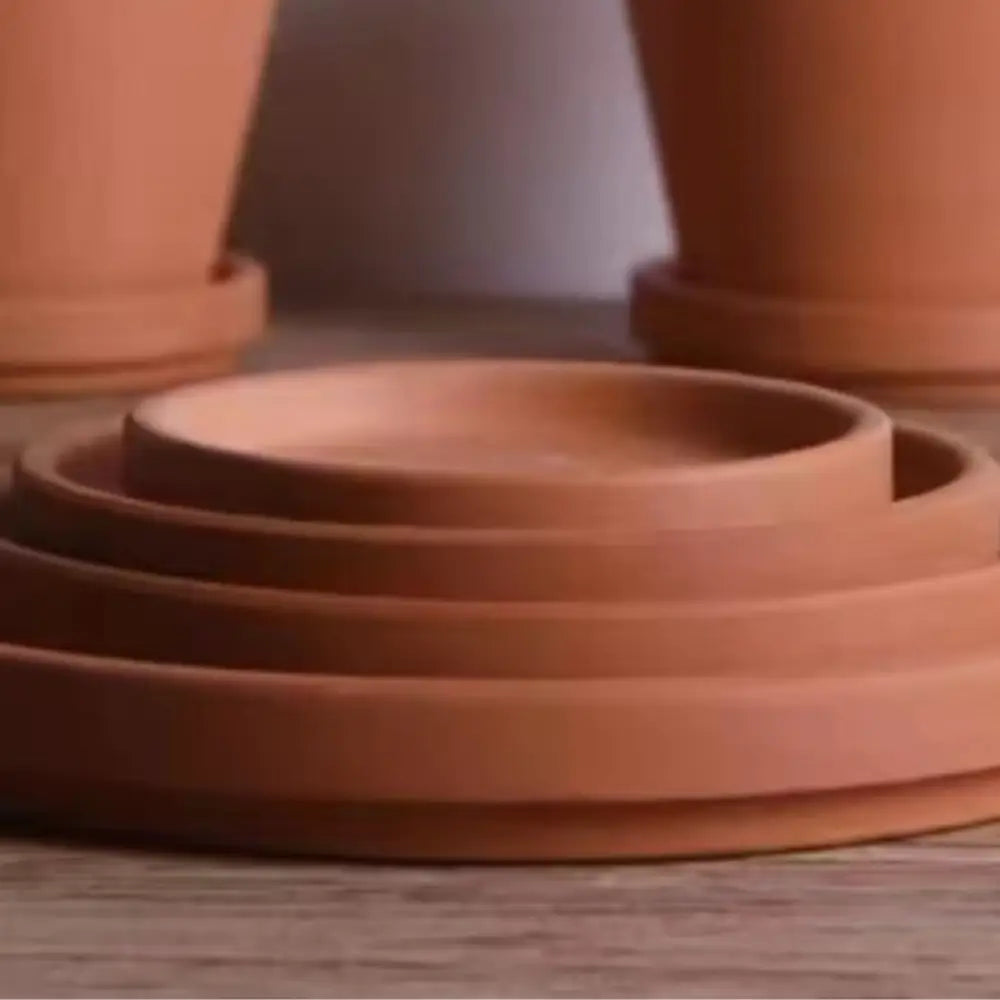 Soucoupe pot de fleur terre cuite