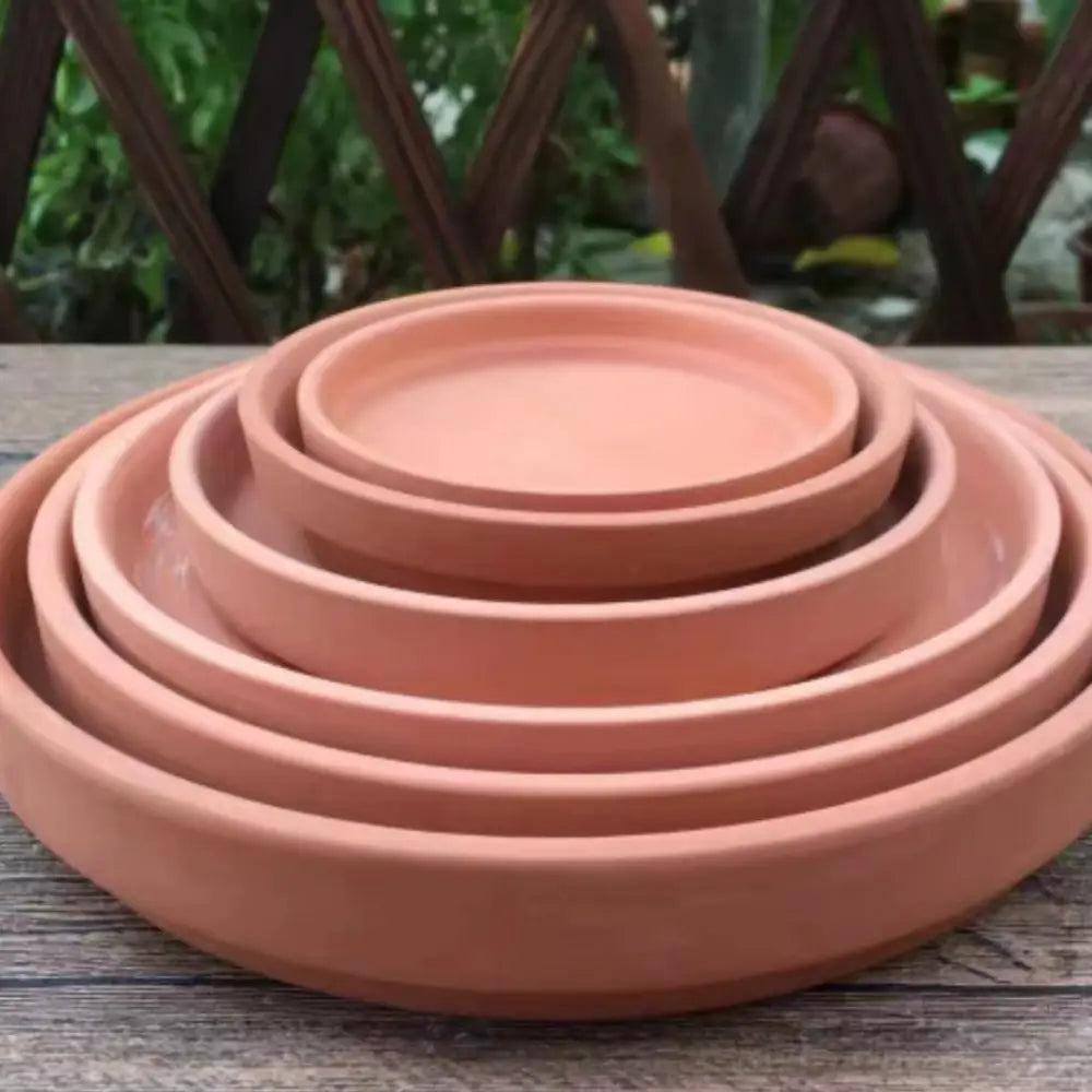 Soucoupe pot de fleur terre cuite