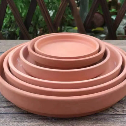 Soucoupe pot de fleur terre cuite