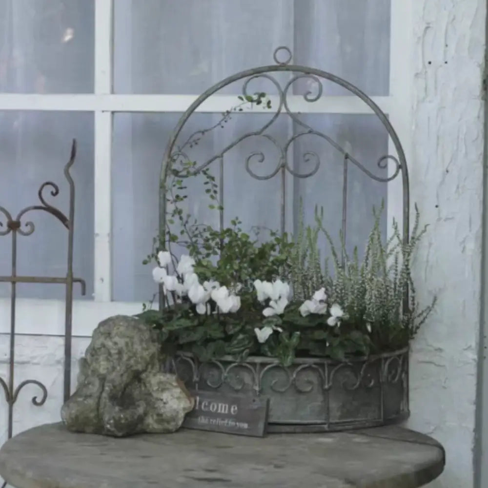 Support mural pot de fleur suspendu