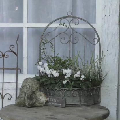 Support mural pot de fleur suspendu