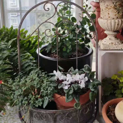 Support mural pot de fleur suspendu