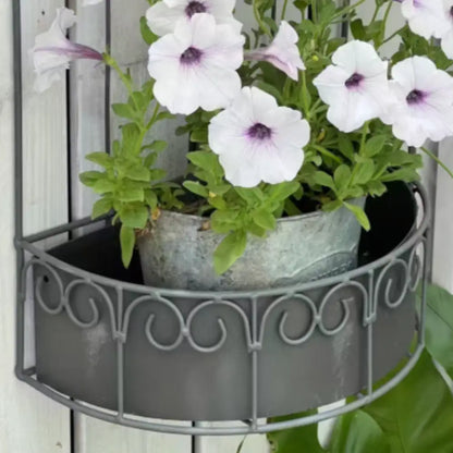 Support mural pot de fleur suspendu