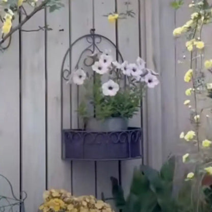 Support mural pot de fleur suspendu