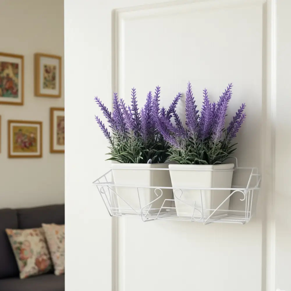 Support pot de fleur rectangulaire