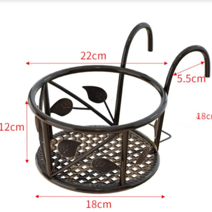 Support pour pot de fleur suspendu