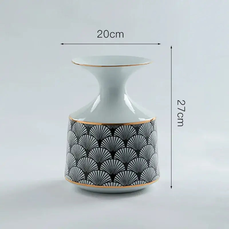 Vase à fleurs en porcelaine