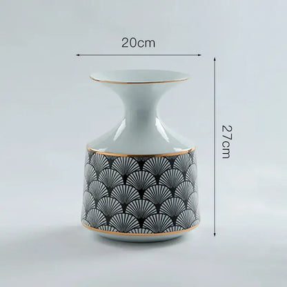 Vase à fleurs en porcelaine