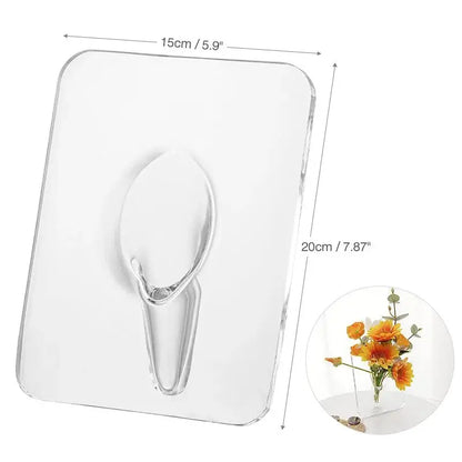 Vase acrylique transparent