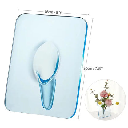 Vase acrylique transparent