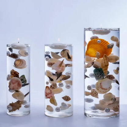 Vase avec coquillage