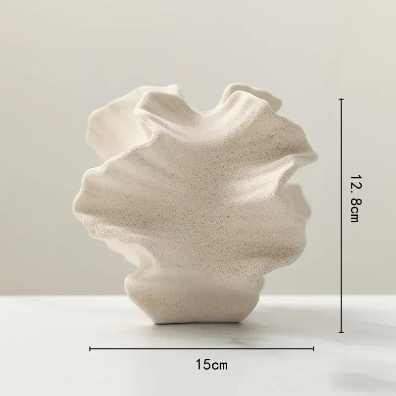 Vase beige pour pampa