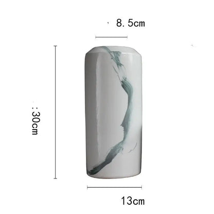 Vase blanc céramique