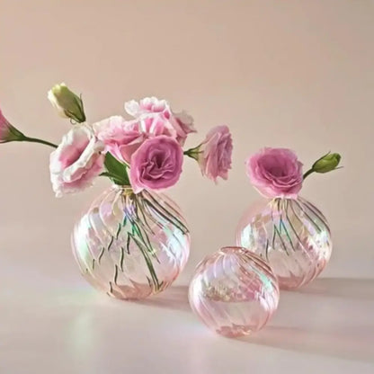 Vase boule verre
