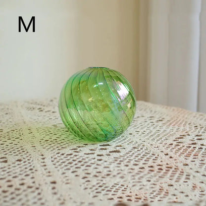 Vase boule verre