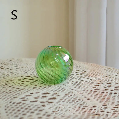 Vase boule verre