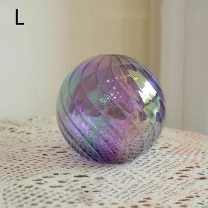 Vase boule verre
