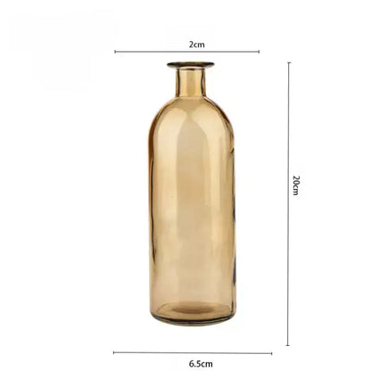 Vase bouteille en verre