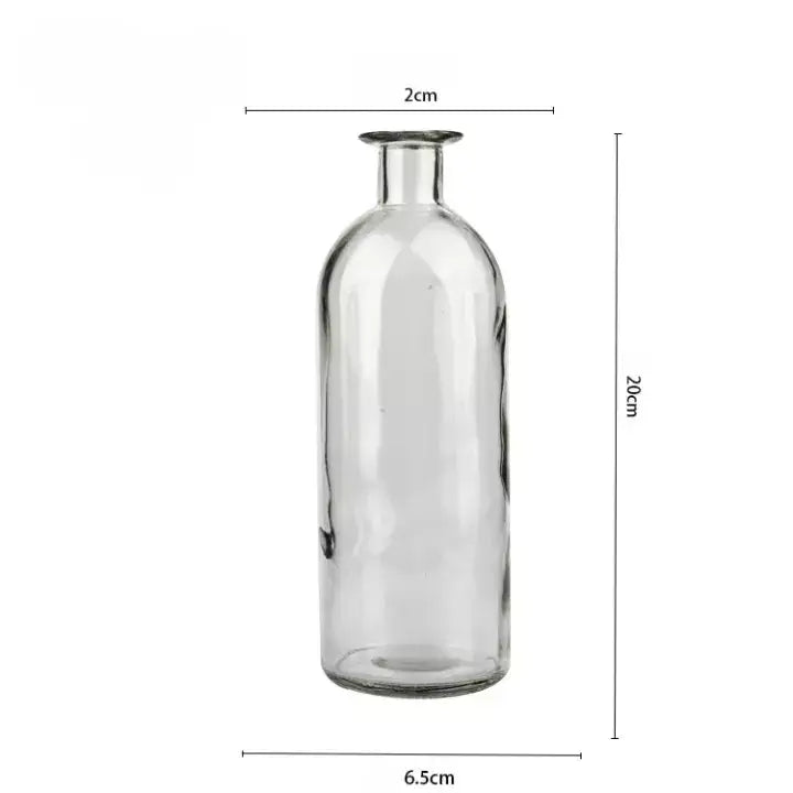 Vase bouteille en verre