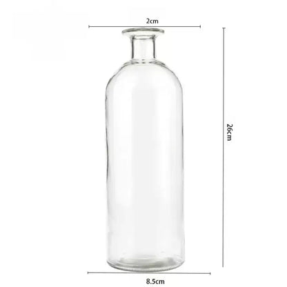 Vase bouteille en verre