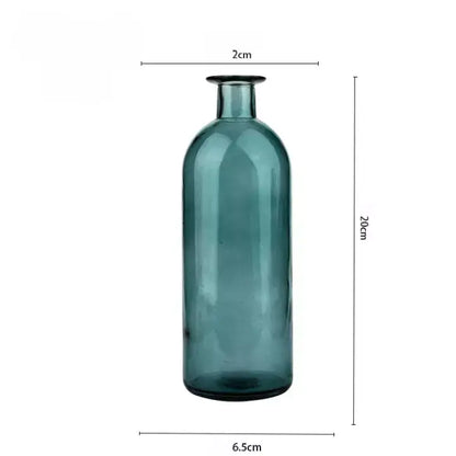 Vase bouteille en verre