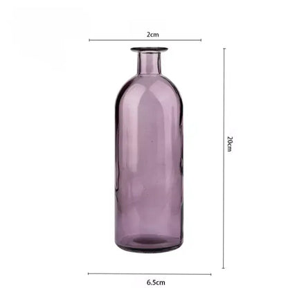 Vase bouteille en verre