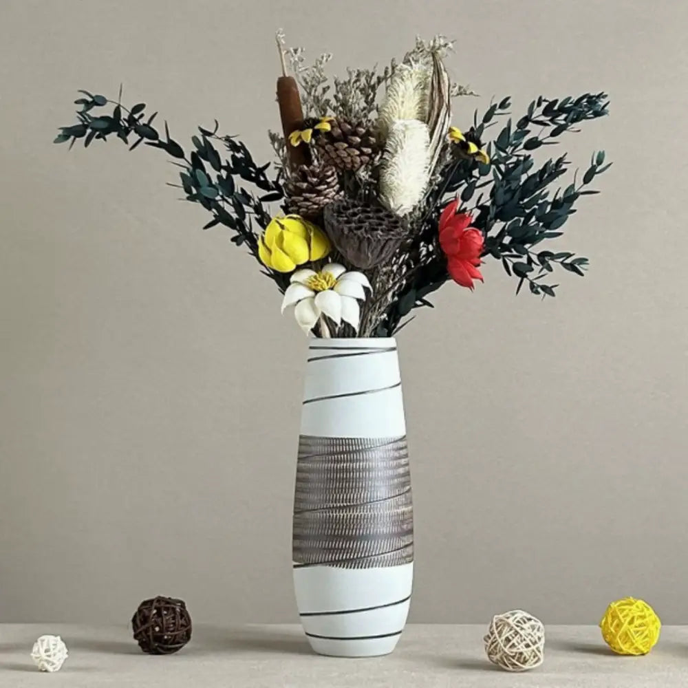 Vase céramique beige