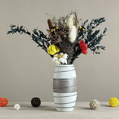 Vase céramique beige