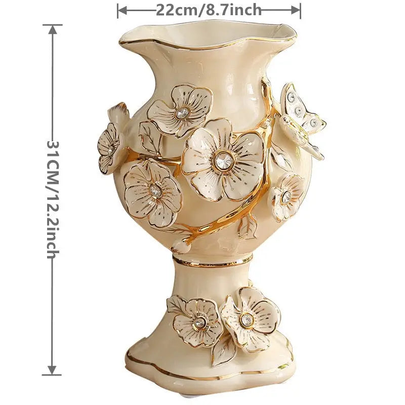 Vase céramique blanc design