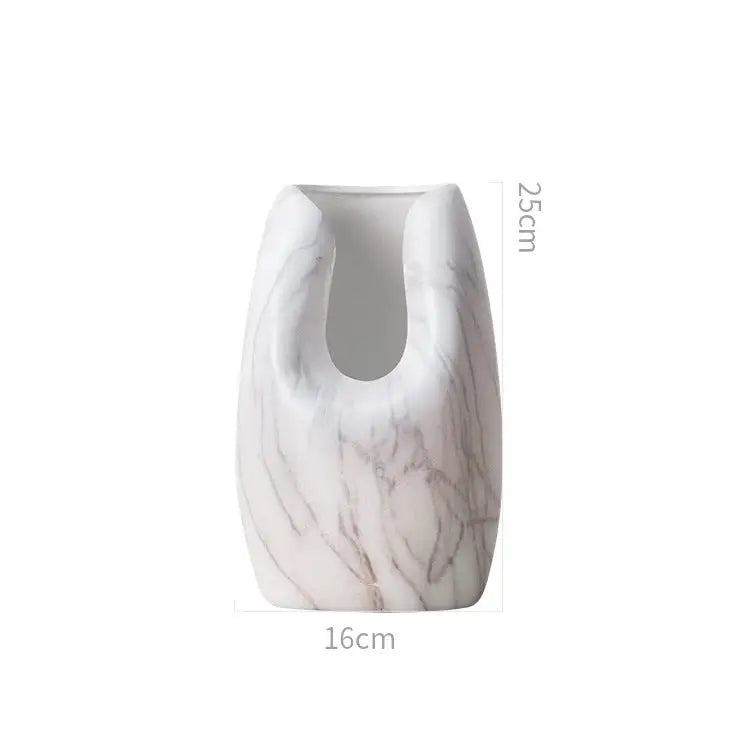 Vase céramique blanc