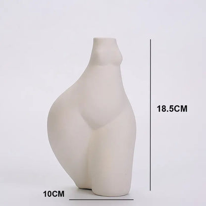 Vase céramique corps femme