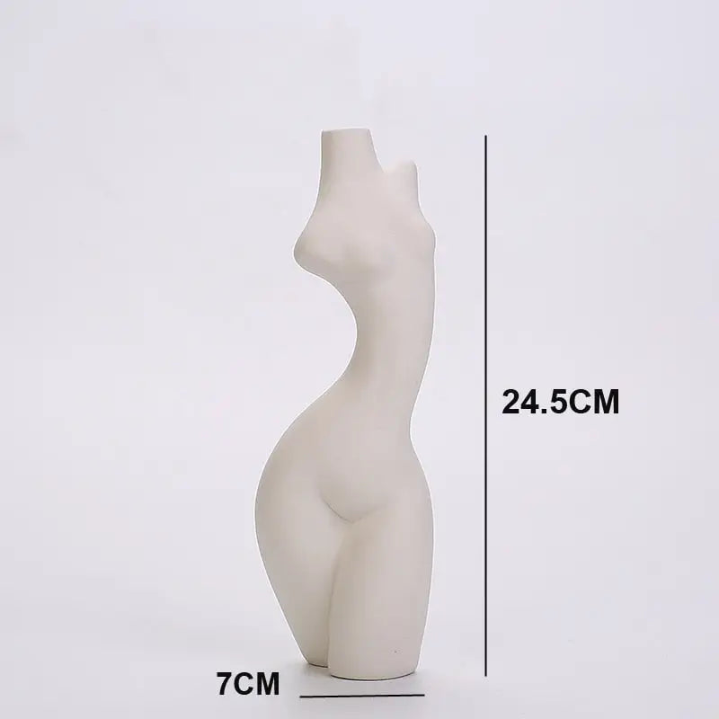 Vase céramique corps femme
