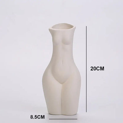 Vase céramique corps femme