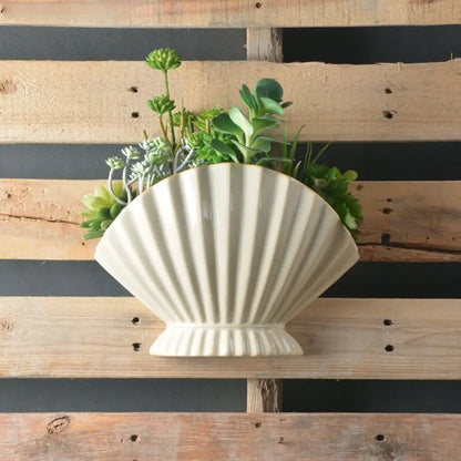 Vase céramique moderne coquillage