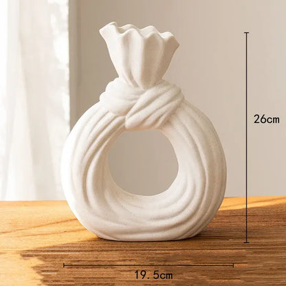 Vase cercle céramique