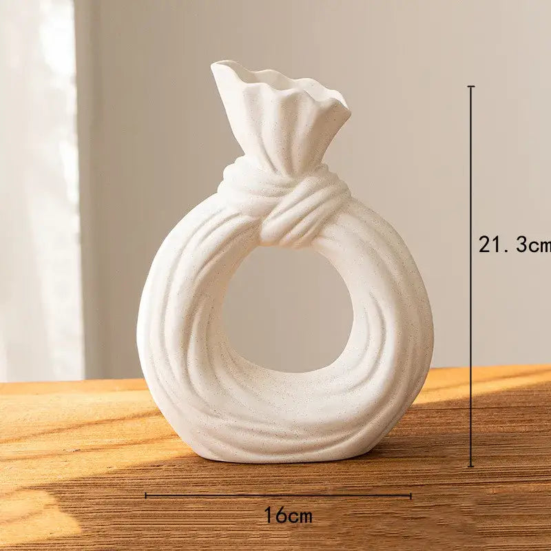 Vase cercle céramique