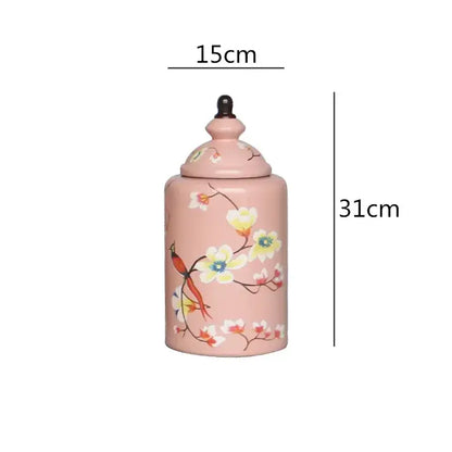 Vase chinois décor oiseaux