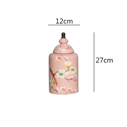 Vase chinois décor oiseaux