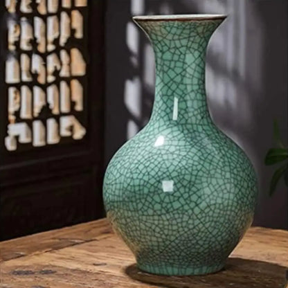 Vase chinois vert