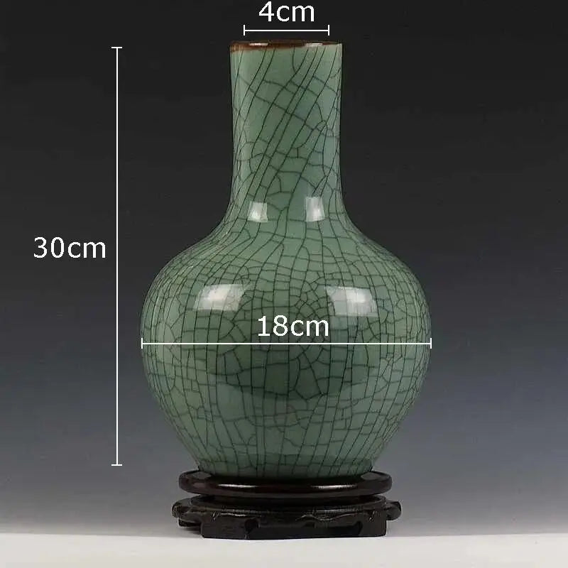 Vase chinois vert